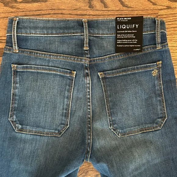 BLACK ORCHID slimming super flares - 70s inspired - Picture 6 of 8